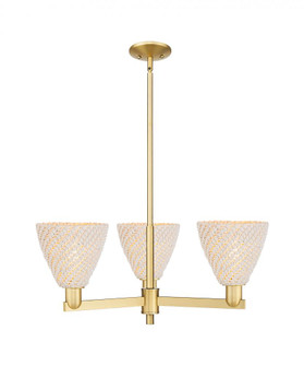 Bristol Natural - 3 Light - 18 inch - Satin Gold - Pendant (3442|716-3CR-SG-NBD-75-NAT)