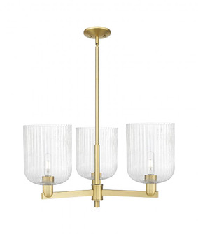 Bridal Veil - 3 Light - 30 inch - Satin Gold - Pendant (3442|716-3CR-SG-G559-8SDY)