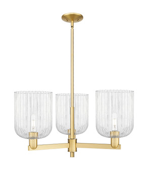 Bridal Veil - 3 Light - 30 inch - Satin Gold - Pendant (3442|716-3CR-SG-G559-8CL)
