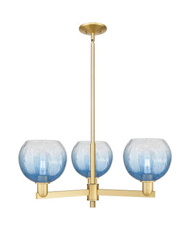 Brookhaven Globe - 3 Light - 18 inch - Satin Gold - Pendant (3442|716-3CR-SG-G483-8SB)