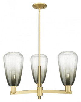 Brookhaven Almond - 3 Light - 18 inch - Satin Gold - Pendant (3442|716-3CR-SG-G480-6SL)