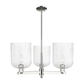 Bridal Veil - 3 Light - 30 inch - Polished Nickel - Pendant (3442|716-3CR-PN-G559-8SDY)
