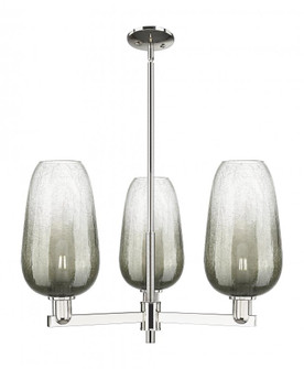 Brookhaven Flute - 3 Light - 18 inch - Polished Nickel - Pendant (3442|716-3CR-PN-G484-7SL)