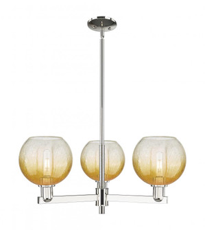 Brookhaven Globe - 3 Light - 18 inch - Polished Nickel - Pendant (3442|716-3CR-PN-G483-8AM)