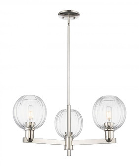 Preston Globe - 3 Light - 18 inch - Polished Nickel - Pendant (3442|716-3CR-PN-G458-7CL)