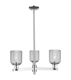 Bridal Veil - 3 Light - 18 inch - Polished Chrome - Pendant (3442|716-3CR-PC-G559-5SM)