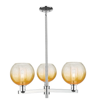 Brookhaven Globe - 3 Light - 18 inch - Polished Chrome - Pendant (3442|716-3CR-PC-G483-8AM)