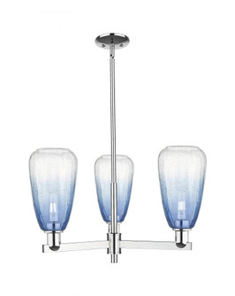 Brookhaven Almond - 3 Light - 18 inch - Polished Chrome - Pendant (3442|716-3CR-PC-G480-6SB)