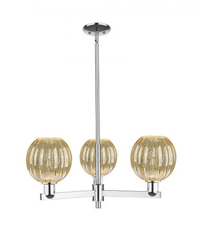Preston Globe - 3 Light - 18 inch - Polished Chrome - Pendant (3442|716-3CR-PC-G458-7ME)
