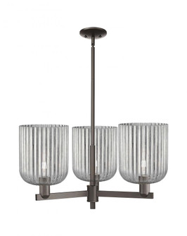 Bridal Veil - 3 Light - 30 inch - Oil Rubbed Bronze - Pendant (3442|716-3CR-OB-G559-8SM)