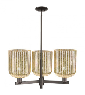 Bridal Veil - 3 Light - 30 inch - Oil Rubbed Bronze - Pendant (3442|716-3CR-OB-G559-8ME)