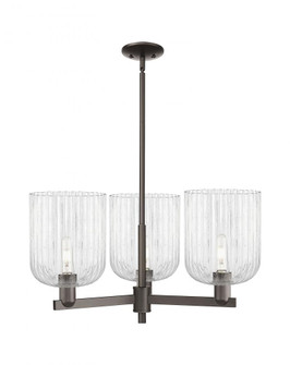 Bridal Veil - 3 Light - 30 inch - Oil Rubbed Bronze - Pendant (3442|716-3CR-OB-G559-8CL)