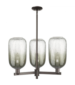 Brookhaven Cloche - 3 Light - 18 inch - Oil Rubbed Bronze - Pendant (3442|716-3CR-OB-G482-7SL)