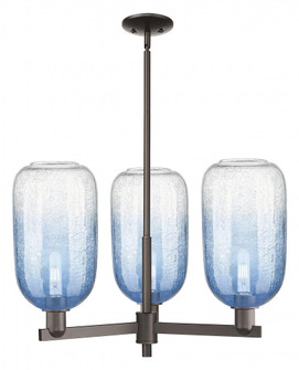Brookhaven Cloche - 3 Light - 18 inch - Oil Rubbed Bronze - Pendant (3442|716-3CR-OB-G482-7SB)