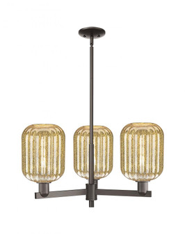 Preston Cylinder - 3 Light - 18 inch - Oil Rubbed Bronze - Pendant (3442|716-3CR-OB-G460-7ME)