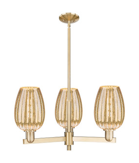 Preston Flute - 3 Light - 18 inch - Champagne Bronze - Pendant (3442|716-3CR-CB-G457-6ME)
