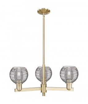 Athens Deco Swirl - 3 Light - 18 inch - Champagne Bronze - Pendant (3442|716-3CR-CB-G1213-6SM)