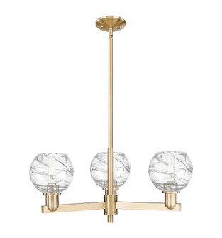 Athens Deco Swirl - 3 Light - 18 inch - Champagne Bronze - Pendant (3442|716-3CR-CB-G1213-6CL)