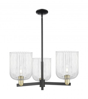 Bridal Veil - 3 Light - 30 inch - Black Antique Brass - Pendant (3442|716-3CR-BAB-G559-8CL)