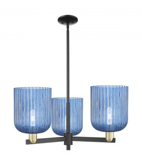 Bridal Veil - 3 Light - 30 inch - Black Antique Brass - Pendant (3442|716-3CR-BAB-G559-8BL)