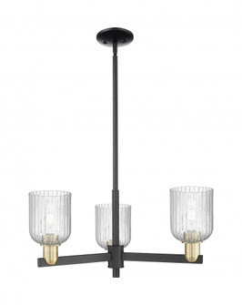 Bridal Veil - 3 Light - 18 inch - Black Antique Brass - Pendant (3442|716-3CR-BAB-G559-5SDY)