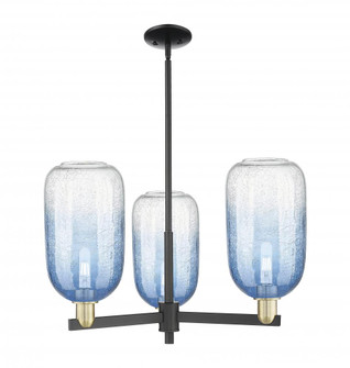 Brookhaven Cloche - 3 Light - 18 inch - Black Antique Brass - Pendant (3442|716-3CR-BAB-G482-7SB)