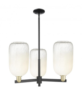 Brookhaven Cloche - 3 Light - 18 inch - Black Antique Brass - Pendant (3442|716-3CR-BAB-G482-7OP)