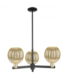 Preston Globe - 3 Light - 18 inch - Black Antique Brass - Pendant (3442|716-3CR-BAB-G458-7ME)