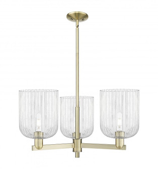 Bridal Veil - 3 Light - 30 inch - Antique Brass - Pendant (3442|716-3CR-AB-G559-8CL)