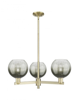 Brookhaven Globe - 3 Light - 18 inch - Antique Brass - Pendant (3442|716-3CR-AB-G483-8SL)
