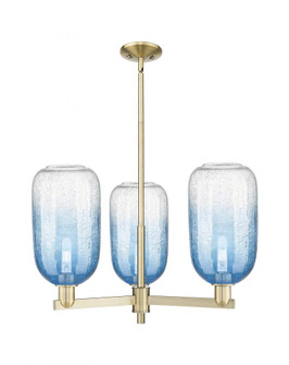 Brookhaven Cloche - 3 Light - 18 inch - Antique Brass - Pendant (3442|716-3CR-AB-G482-7SB)