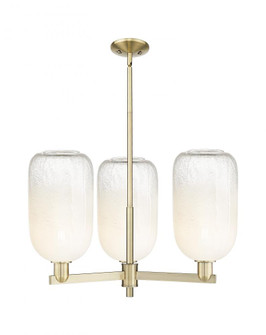 Brookhaven Cloche - 3 Light - 18 inch - Antique Brass - Pendant (3442|716-3CR-AB-G482-7OP)