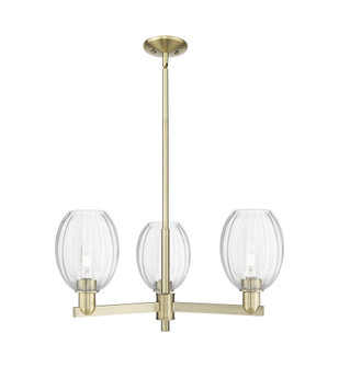 Preston Bulb - 3 Light - 18 inch - Antique Brass - Pendant (3442|716-3CR-AB-G459-6CL)