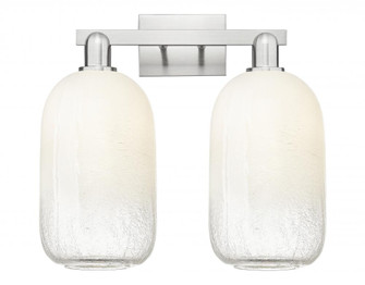 Brookhaven Cloche - 2 Light - 16 inch - Brushed Satin Nickel - Bath Vanity Light (3442|716-2W-SN-G482-7OP)