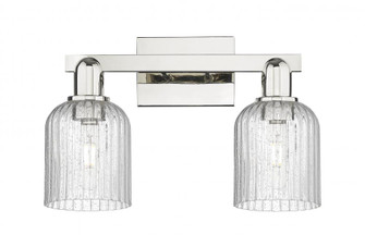 Bridal Veil - 2 Light - 16 inch - Polished Nickel - Bath Vanity Light (3442|716-2W-PN-G559-5SDY)