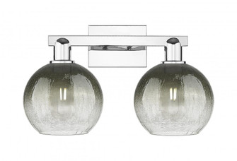 Brookhaven Globe - 2 Light - 16 inch - Polished Chrome - Bath Vanity Light (3442|716-2W-PC-G483-8SL)
