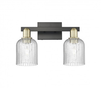 Bridal Veil - 2 Light - 16 inch - Black Antique Brass - Bath Vanity Light (3442|716-2W-BAB-G559-5SDY)