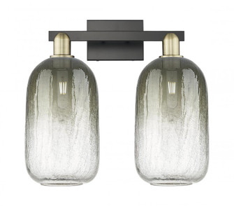 Brookhaven Cloche - 2 Light - 16 inch - Black Antique Brass - Bath Vanity Light (3442|716-2W-BAB-G482-7SL)