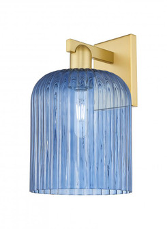 Bridal Veil - 1 Light - 8 inch - Satin Gold - Sconce (3442|716-1W-SG-G559-8BL)