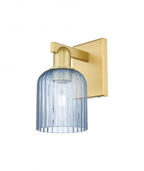 Bridal Veil - 1 Light - 6 inch - Satin Gold - Sconce (3442|716-1W-SG-G559-5BL)