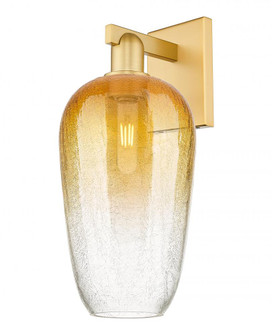 Brookhaven Flute - 1 Light - 6 inch - Satin Gold - Sconce (3442|716-1W-SG-G484-7AM)