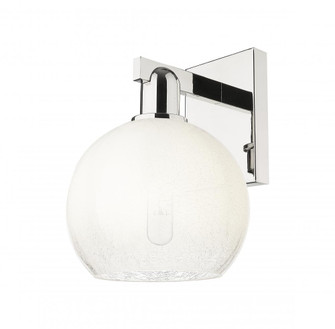 Brookhaven Globe - 1 Light - 6 inch - Polished Nickel - Sconce (3442|716-1W-PN-G483-8OP)