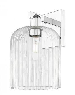 Bridal Veil - 1 Light - 8 inch - Polished Chrome - Sconce (3442|716-1W-PC-G559-8CL)