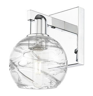Athens Deco Swirl - 1 Light - 6 inch - Polished Chrome - Sconce (3442|716-1W-PC-G1213-6CL)