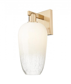 Brookhaven Flute - 1 Light - 6 inch - Champagne Bronze - Sconce (3442|716-1W-CB-G484-7OP)