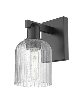 Bridal Veil - 1 Light - 6 inch - Matte Black - Sconce (3442|716-1W-BK-G559-5SDY)