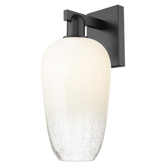 Brookhaven Flute - 1 Light - 6 inch - Matte Black - Sconce (3442|716-1W-BK-G484-7OP)
