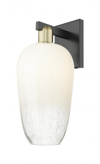 Brookhaven Flute - 1 Light - 6 inch - Black Antique Brass - Sconce (3442|716-1W-BAB-G484-7OP)