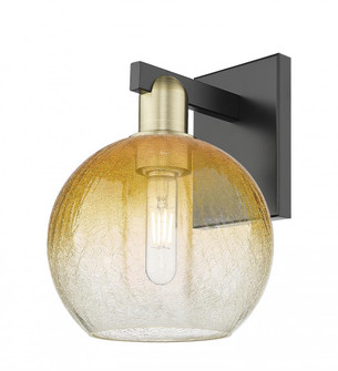 Brookhaven Globe - 1 Light - 6 inch - Black Antique Brass - Sconce (3442|716-1W-BAB-G483-8AM)