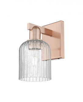 Bridal Veil - 1 Light - 6 inch - Antique Copper - Sconce (3442|716-1W-AC-G559-5SDY)